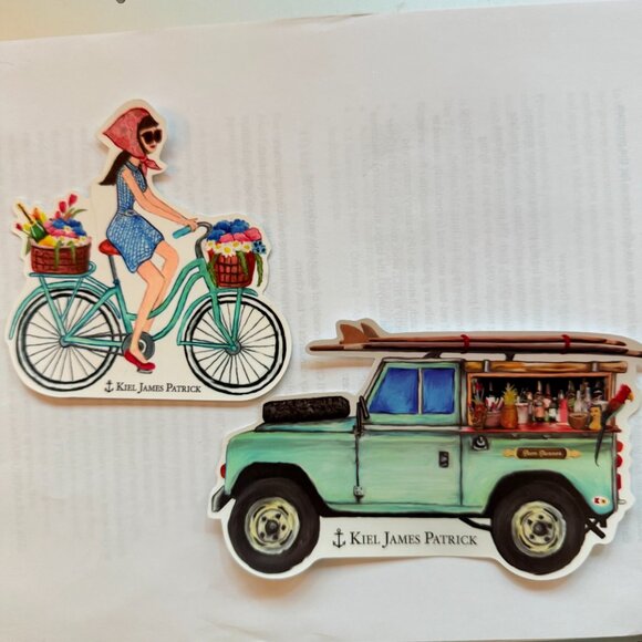 Kiel James Patrick Collectible Stickers- New - Picture 1 of 3